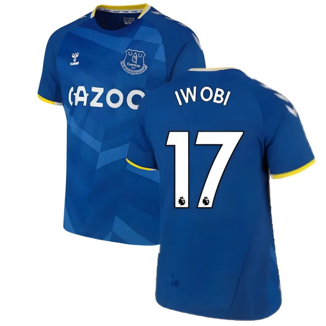 Vintage 2021-2022 Everton Home Premier League Jersey Great Deal I#740
