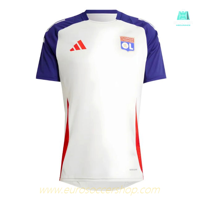 2024-2025 Olympique Lyon Training Jersey (White Tint)
