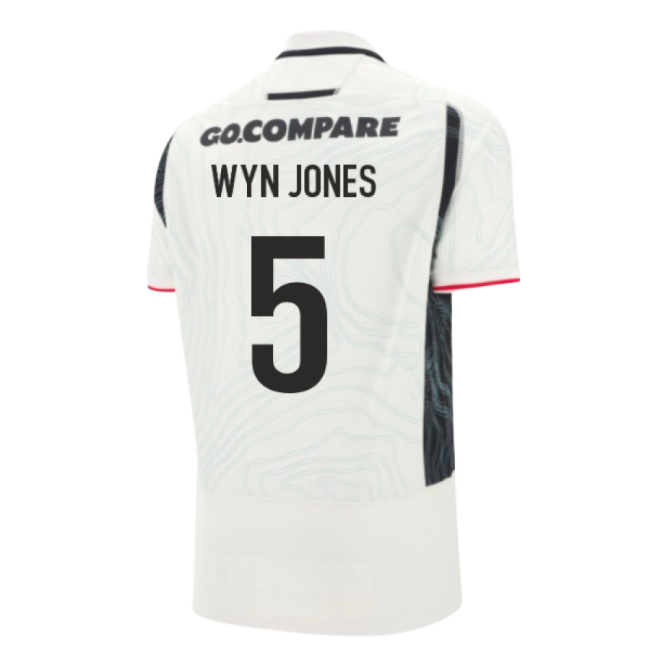 2025-2026 Wales Away Replica Rugby Shirt (Wyn Jones 5)