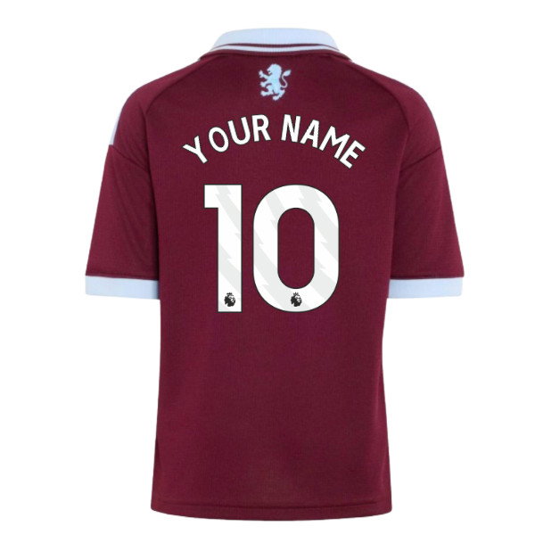 Aston Villa 2026-2027 Home Kit Custom Name Football Jersey