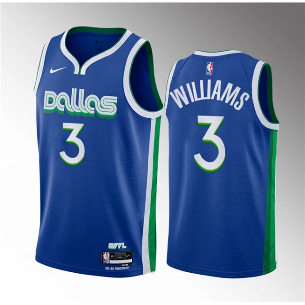 Jersey Dallas Mavericks 3 - Blue City Edition - Basketball Fan Gear
