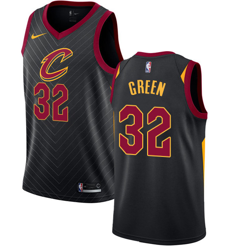 Black LAC Cleveland Cavaliers #32 Nike Official Jersey Game Day Wear
