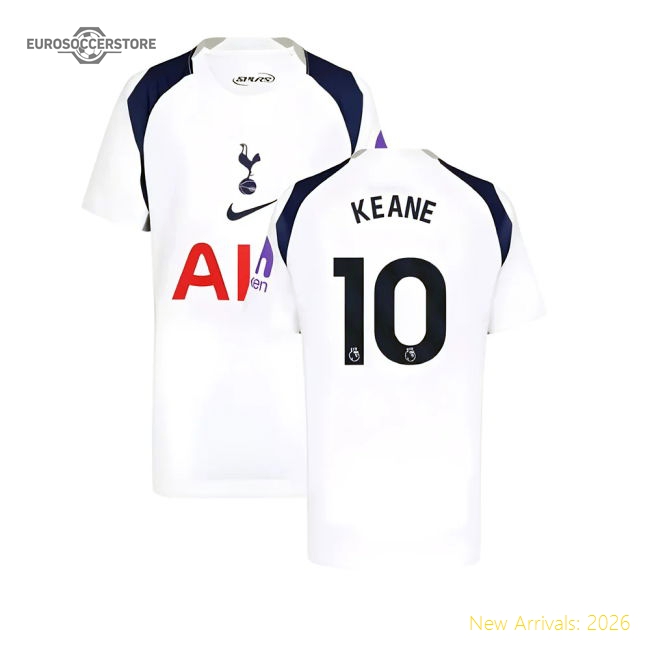 Tottenham Hotspur 2024-25 Home Fan Version For Kids (Keane Soccer Jersey