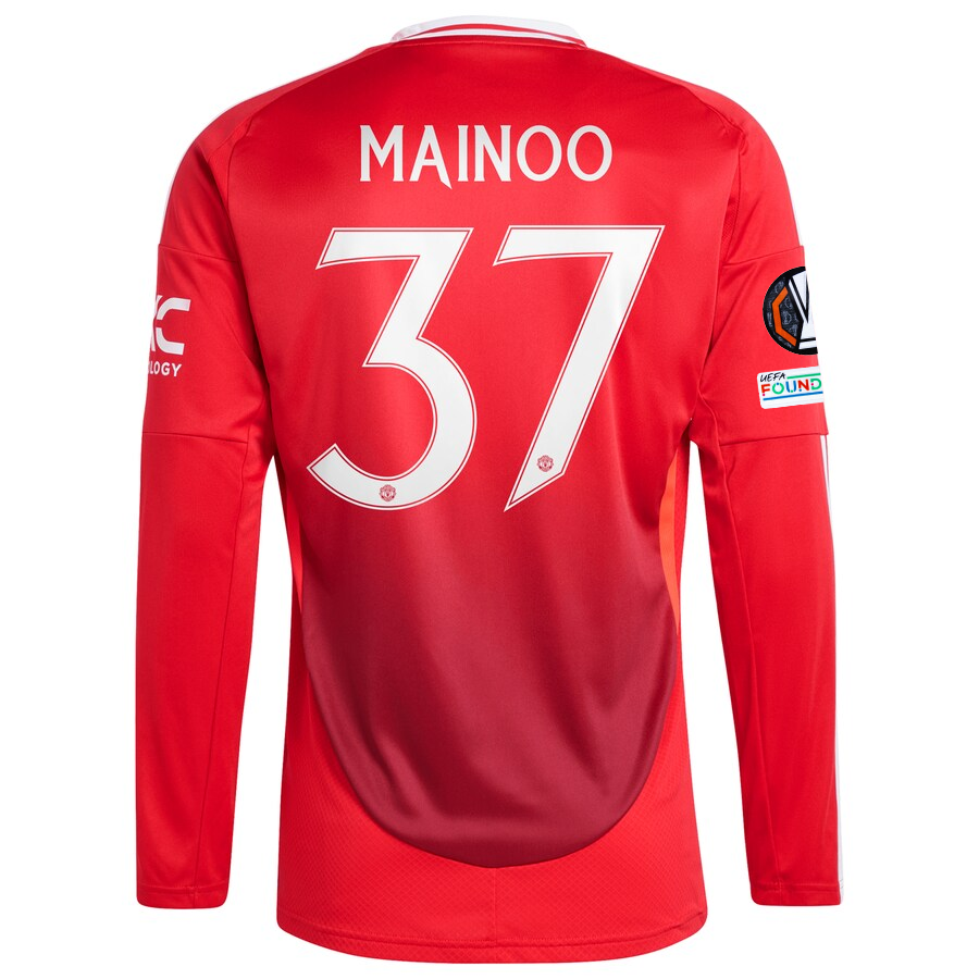 Manchester United Sleeve 2024-2025 UEL Home Jersey – Authentic Shirt