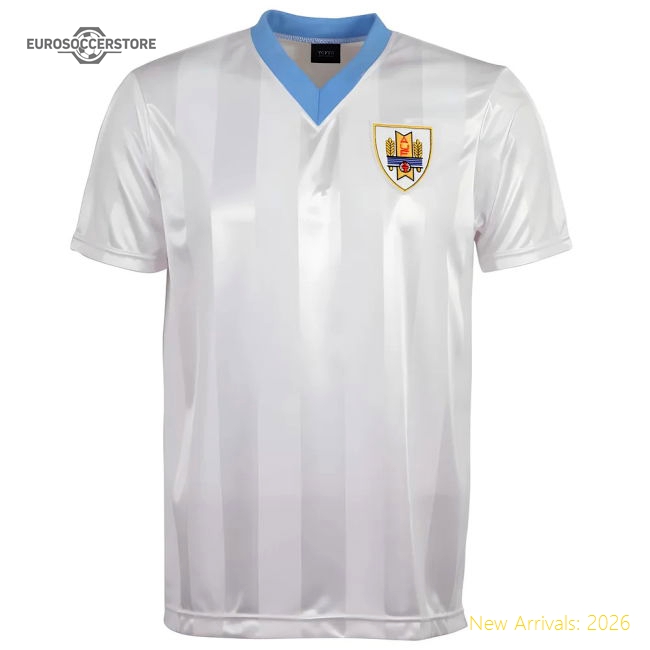 Uruguay 1986 World Cup Kids Retro Football Shirt