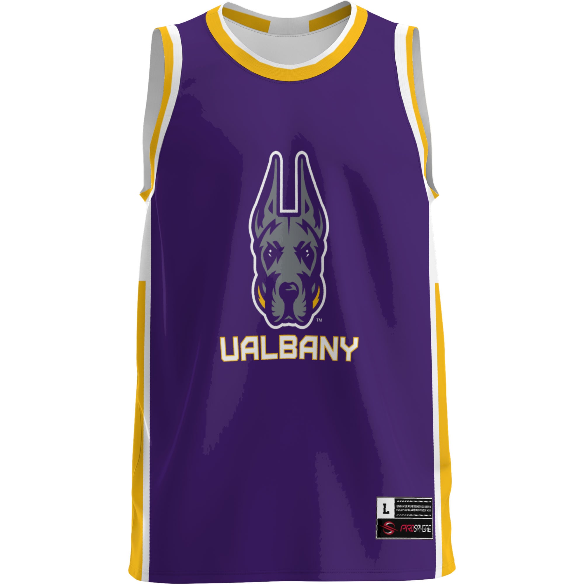 UAlbany Great Danes GameDay Greats Lightweight Basketball Jersey - Purple