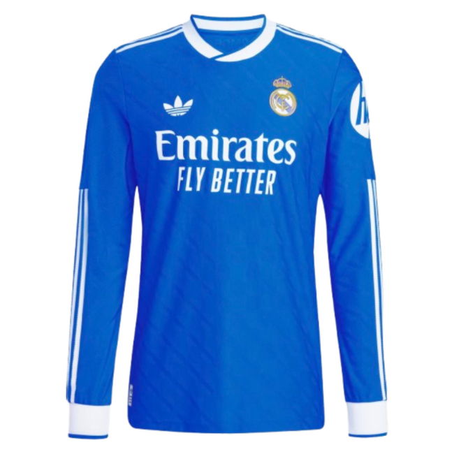 2025-2026 Real Madrid Authentic Long Sleeve Third Shirt (Rodrygo 11)