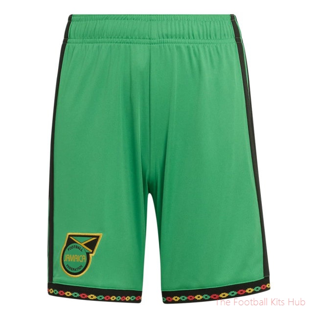 [LK] 2026/27 Jamaica Home Shorts (Green) - Kids