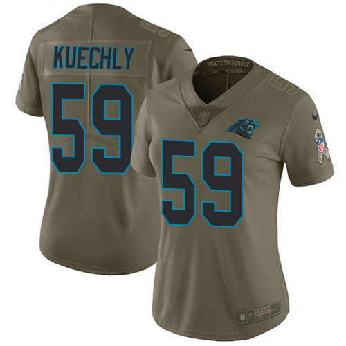 Official NFL C P Panthers #59 Luke Kuechly Team Color Limited Jersey