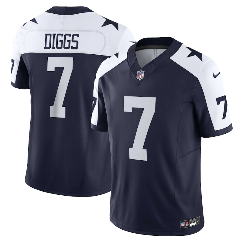 None Trevon Diggs Dallas Cowboys Football Franchise Replica Jersey