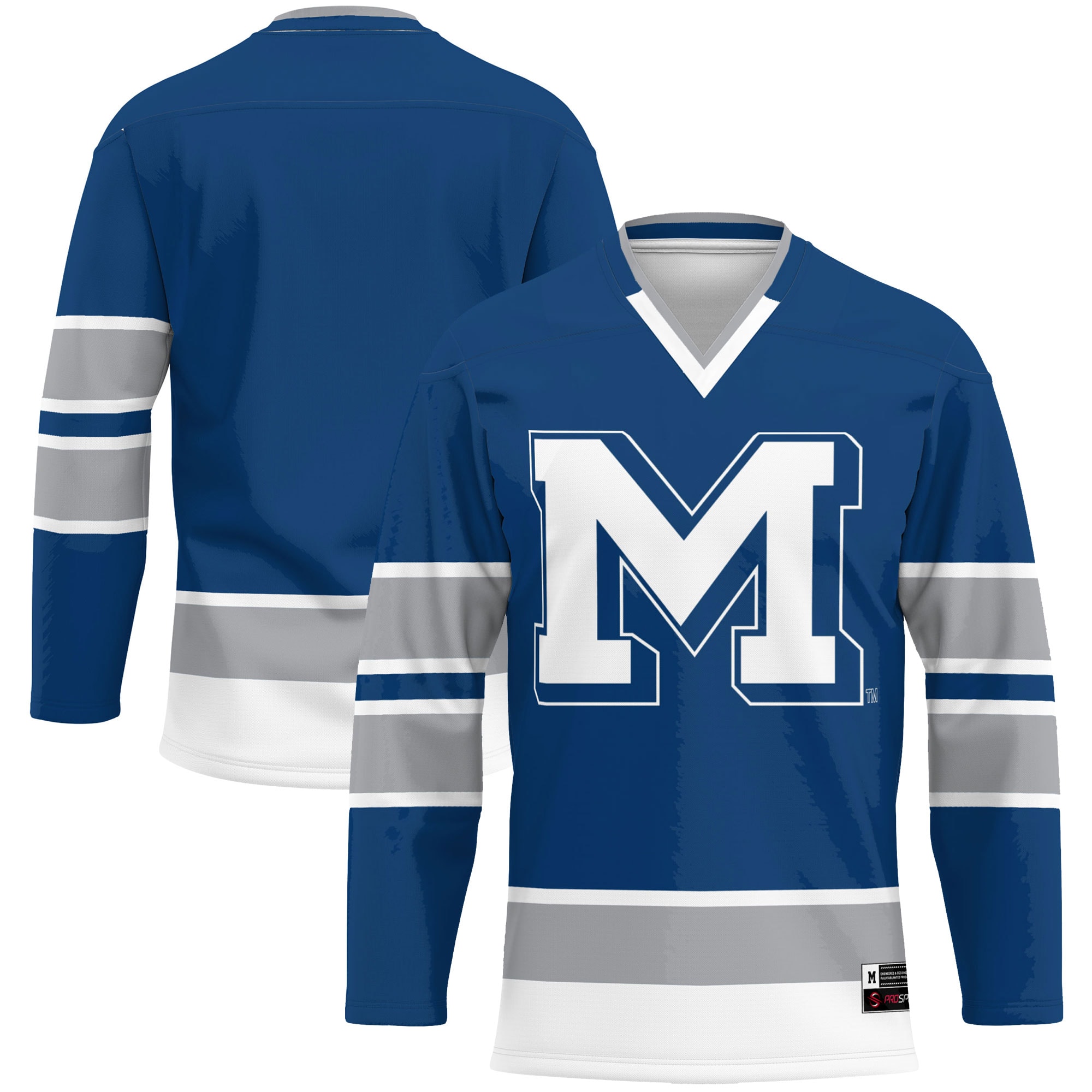 [NJP] Colorado School of Mines Orediggers GameDay Greats Hockey Jersey - Blue