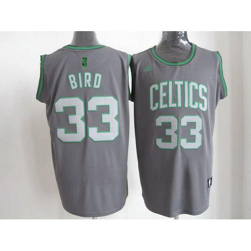 BOS Gray B. Celtics #33 NBA Jersey Premium Quality Basketball Jersey