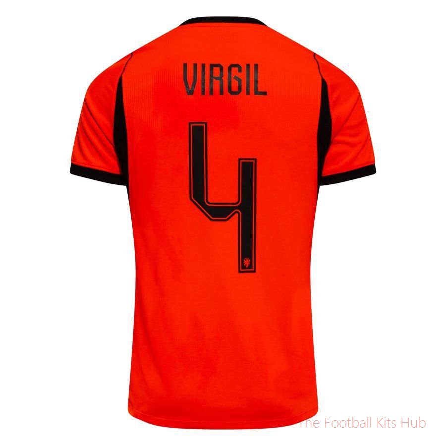 Holland Home Shirt World Cup 2026 VIRGIL 4