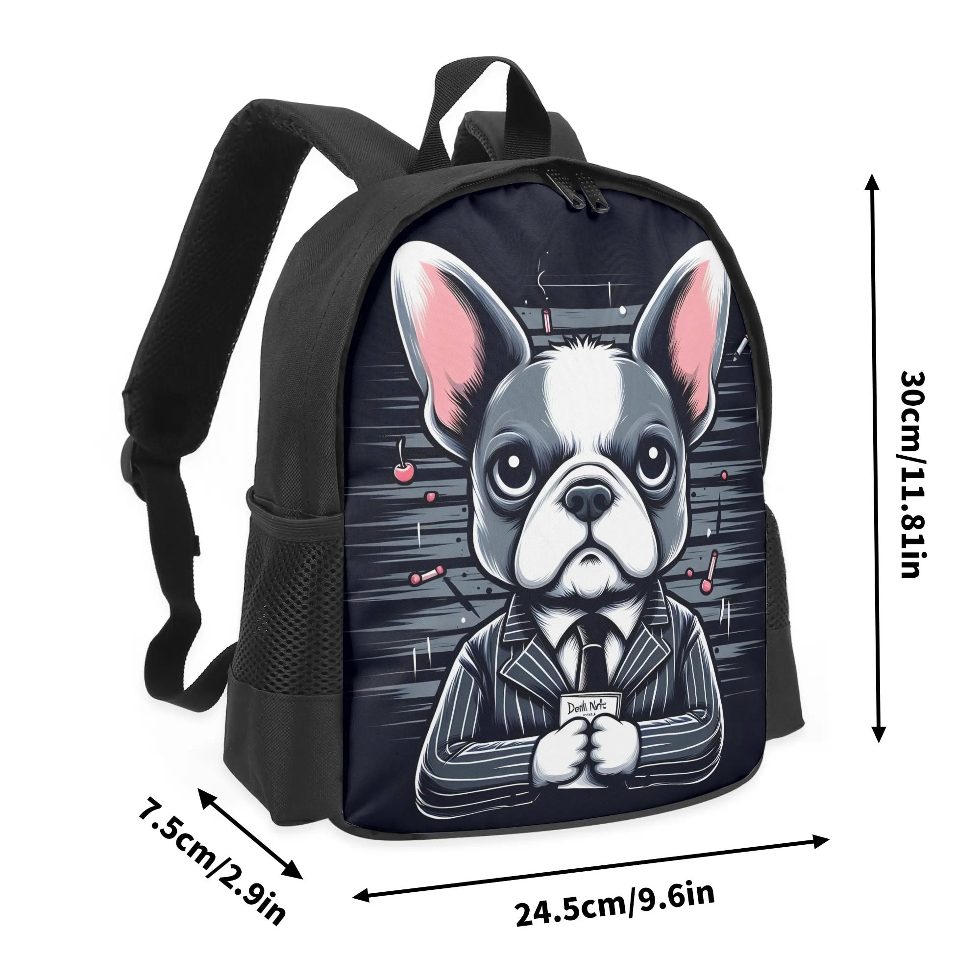 Stylish Cozy Nova - Kids School Backpack for French Bulldog Lovers
