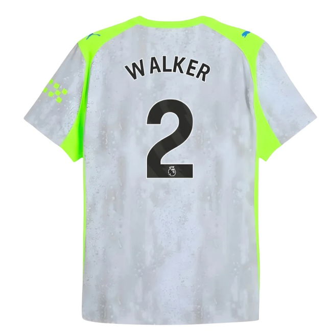 Football Man City Authentic Third Shirt Walker #2 Professional Gra...