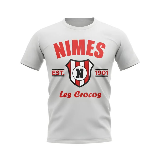 Nimes Shirt (White) Reinforced Seams UV Protection Durable Stitching