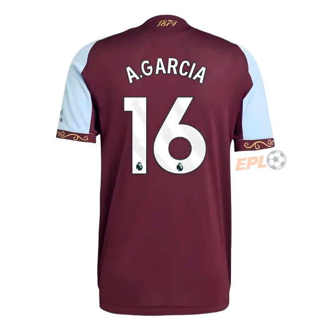 Aston Villa 2025-20 affordable Home Soccer Jersey | high quality