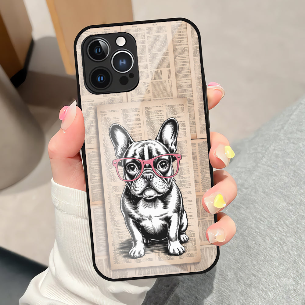 Iphone & Samsung Glass Case For French Bulldogs | Breed-optimized