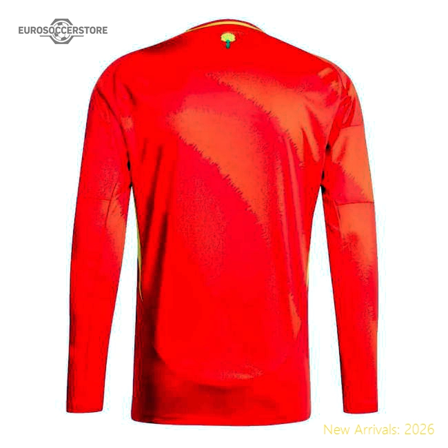 2024-2025 Spain Long Sleeve Home Shirt