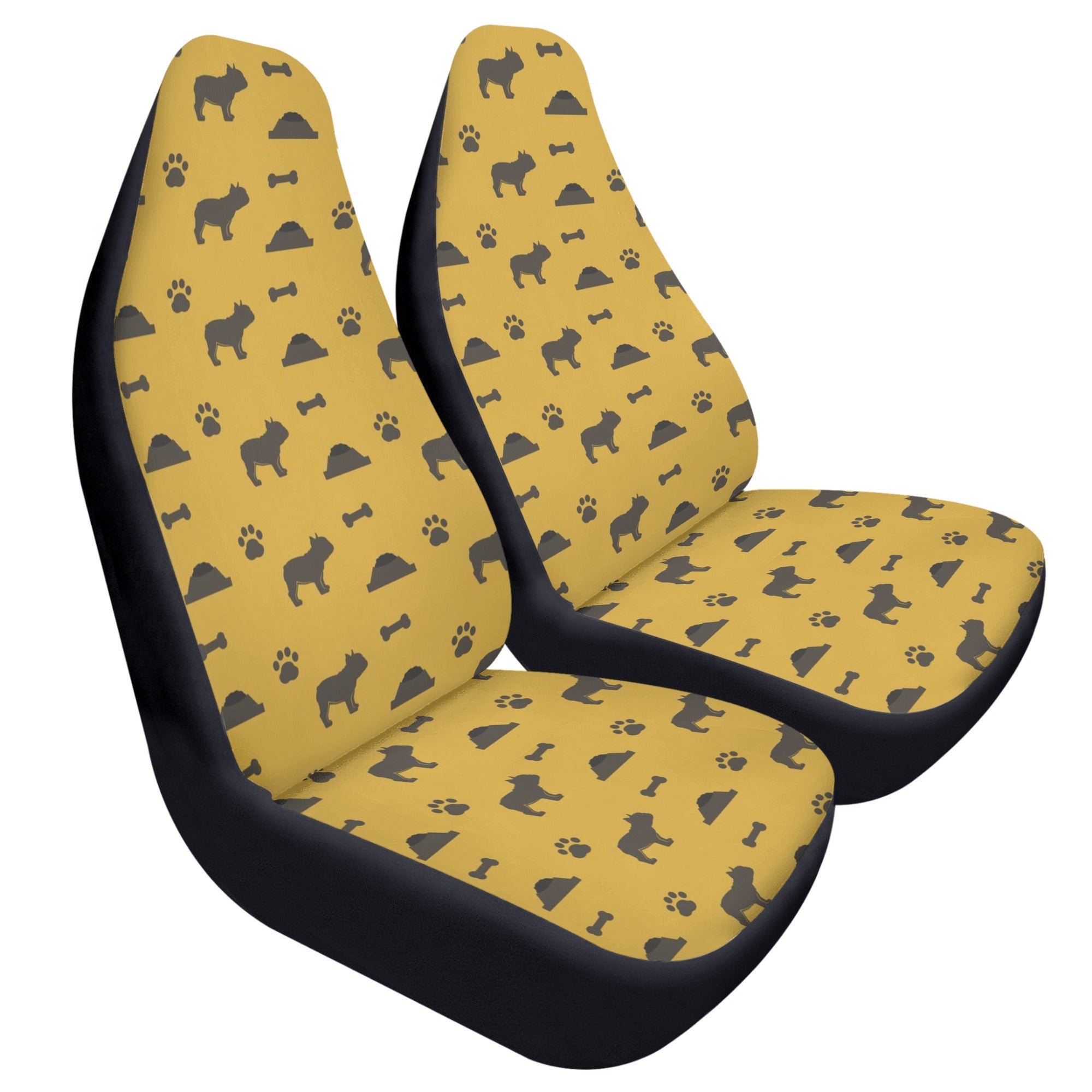 French Bulldog Noelle Car Seat Covers (2 Pcs) Useful Frenchie Gear