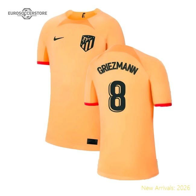 High-quality 2022-2023 Atletico Madrid Third Jersey (kids) (griezma