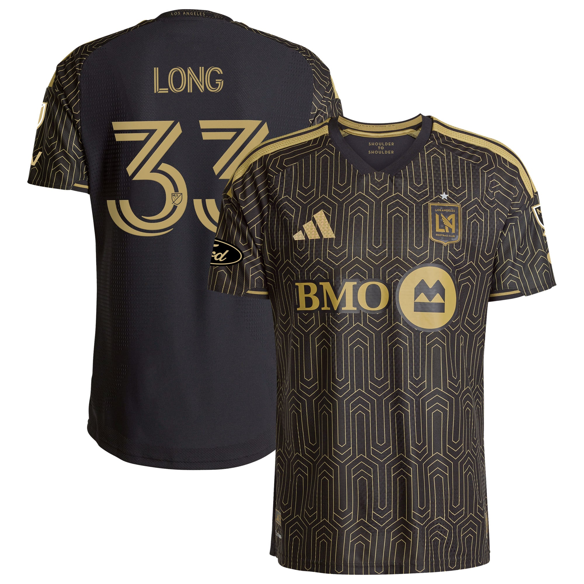[SJH] Aaron Long LAFC 2026 Primary Kit On-Field Authentic Jersey - Black