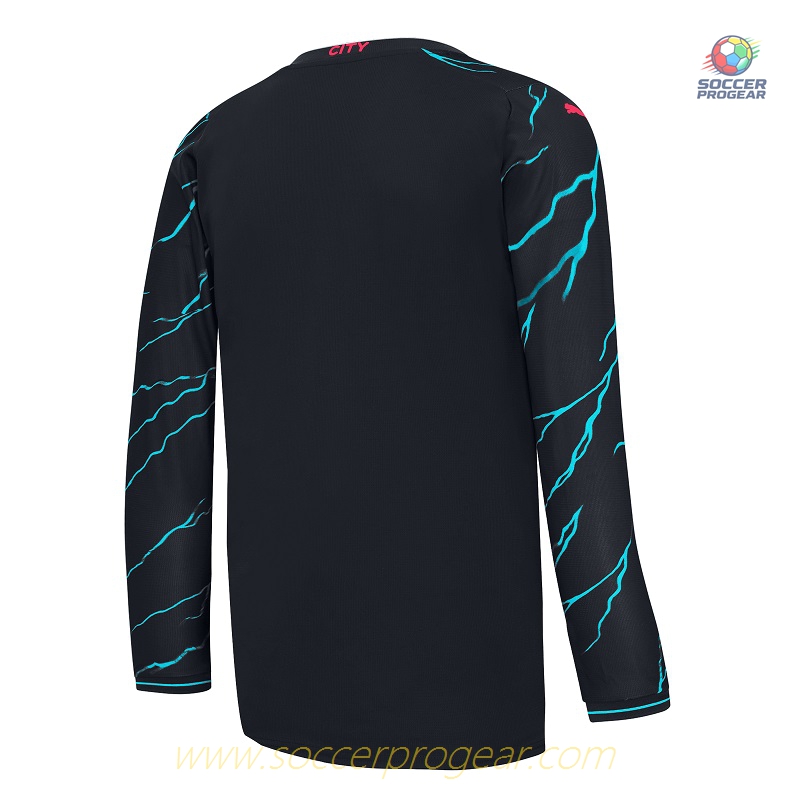Manchester City Third Shirt 2023 2024 long sleeves
