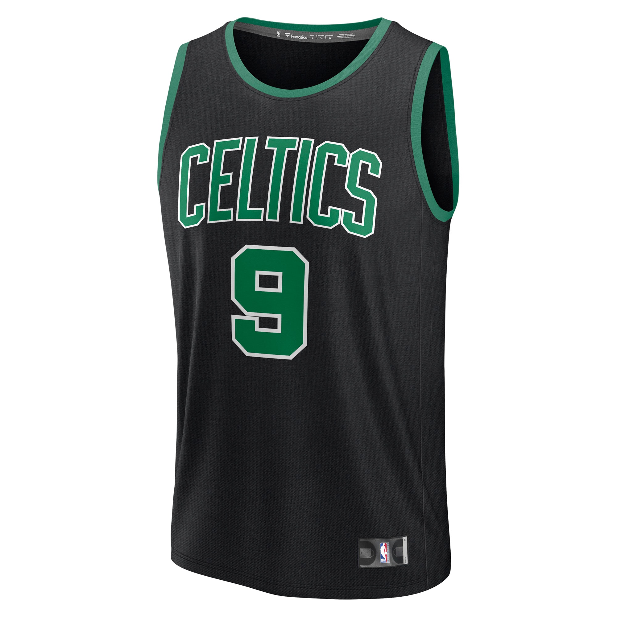 [LK] Derrick White Boston Celtics Fast Break Replica Player Jersey - Statement Edition - Black