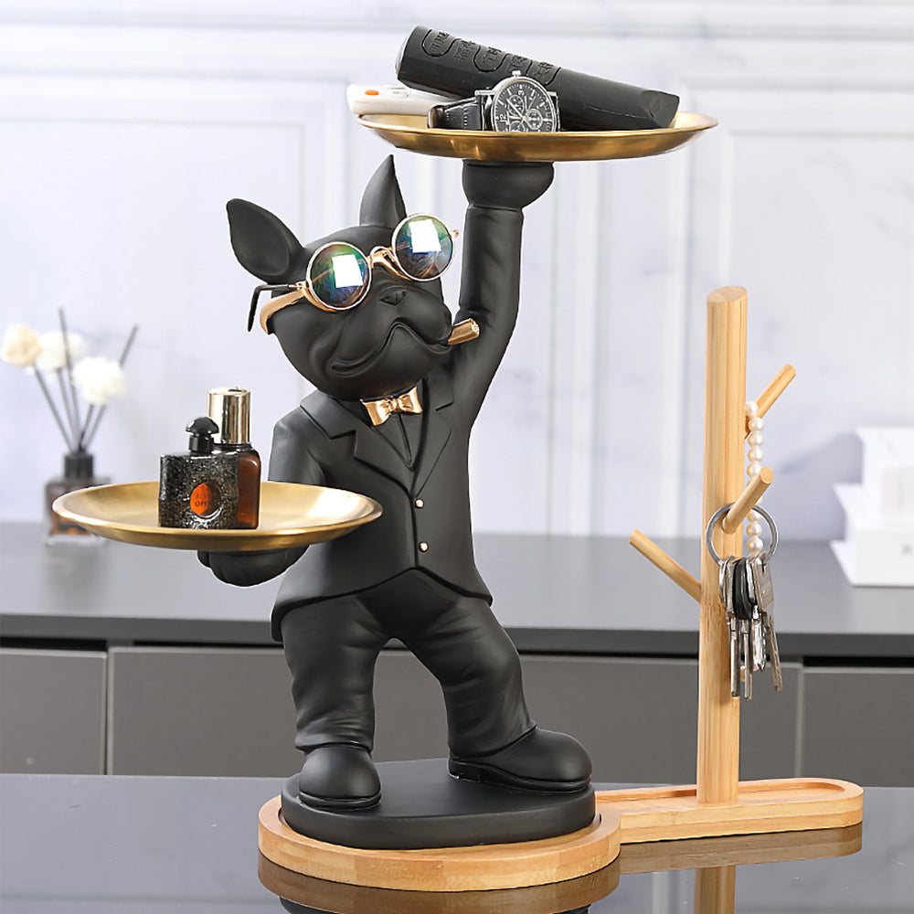 Stylish French Bulldog Sculpture - A Charming Interior Decor Accent W...