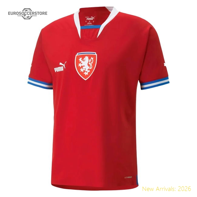 Czech Republic 2022-2023 Home Shirt - Official Aeroready