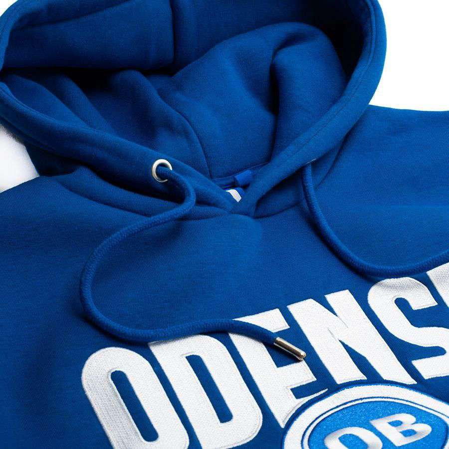 Odense Boldklub Hoodie Premium - Blue/White Kids