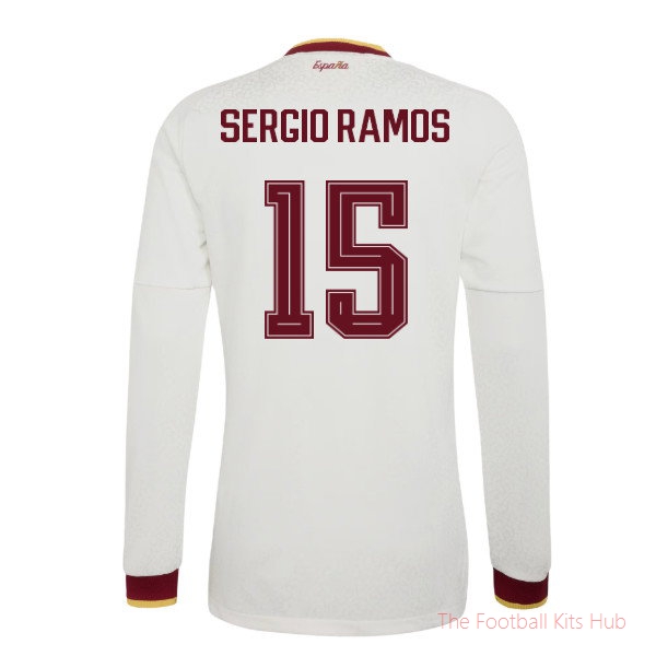 [LK] 2026/27 Spain Authentic Long Sleeves Away Shirt (Sergio Ramos 15)