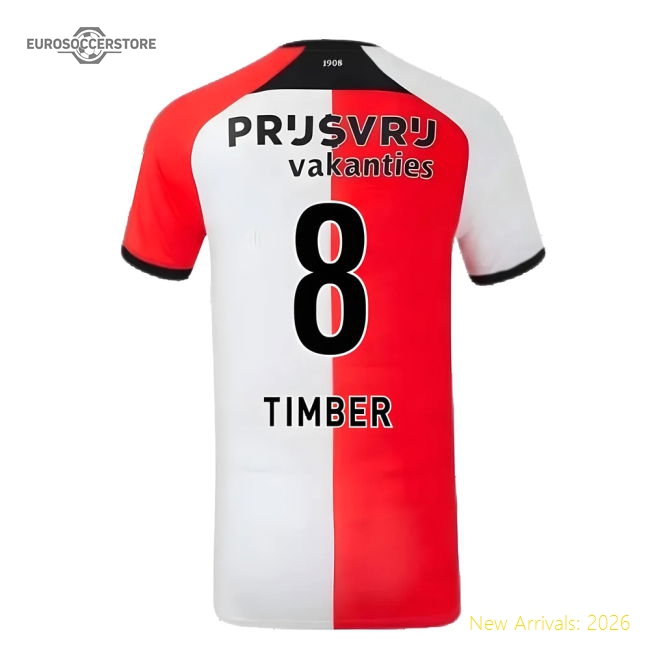 2024-2025 Feyenoord Home Shirt (Kids) (Timber 8)