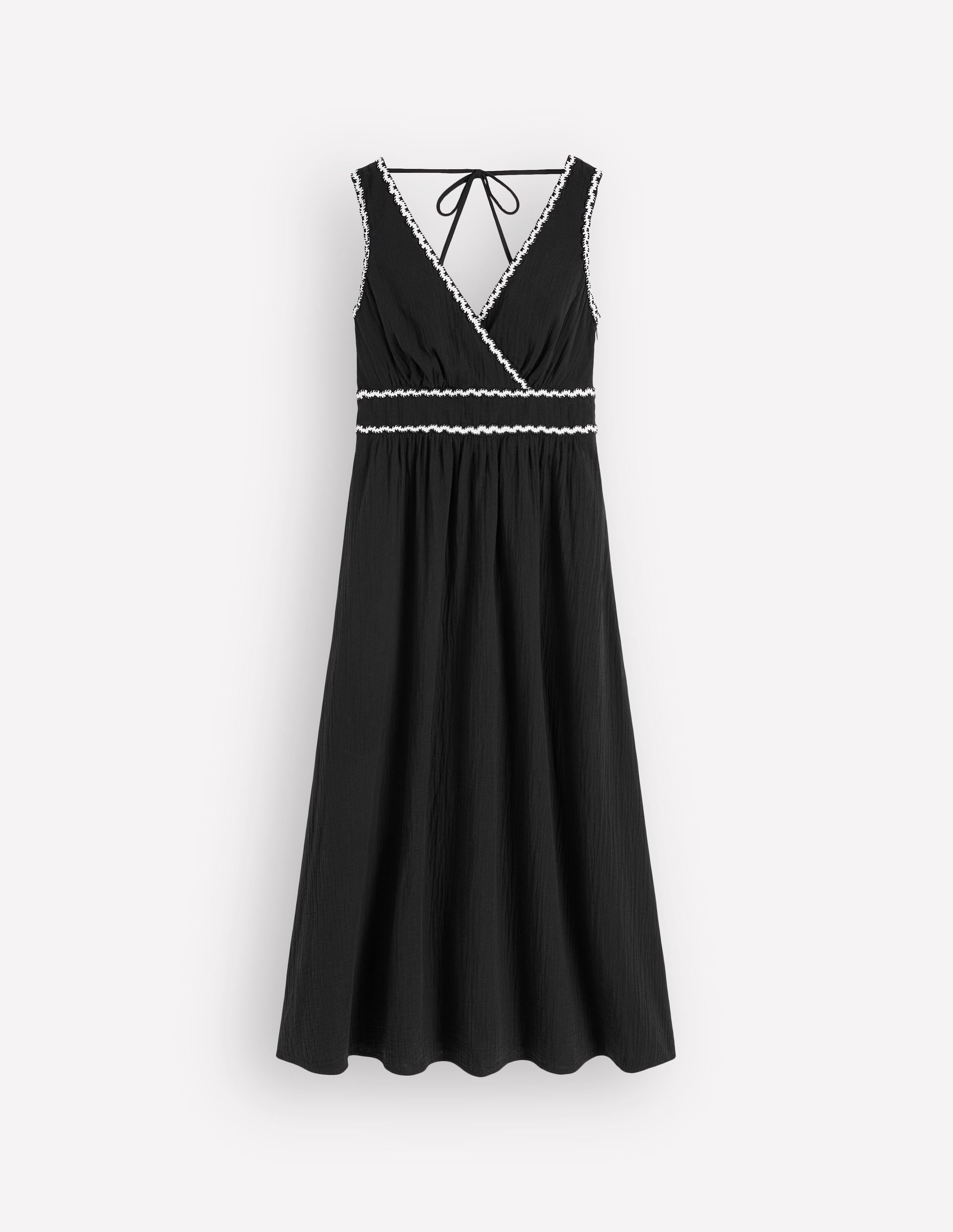 Lorna Trim Double Cloth Dress