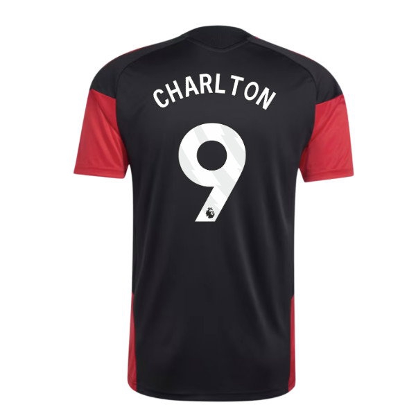 [DDJ] 2026-2027 Man Utd Training Jersey (Black) (Charlton 9)