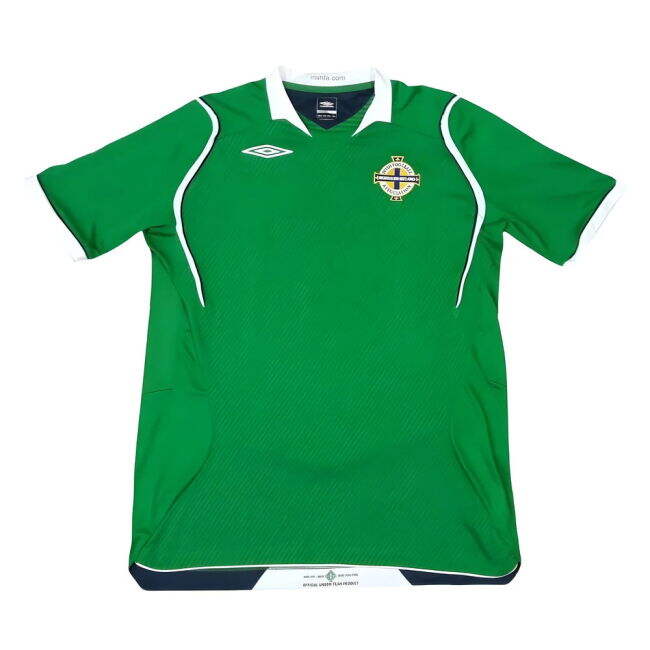 Convenient Northern Ireland 2008-09 Home Shirt (L) (Excellent) Playful