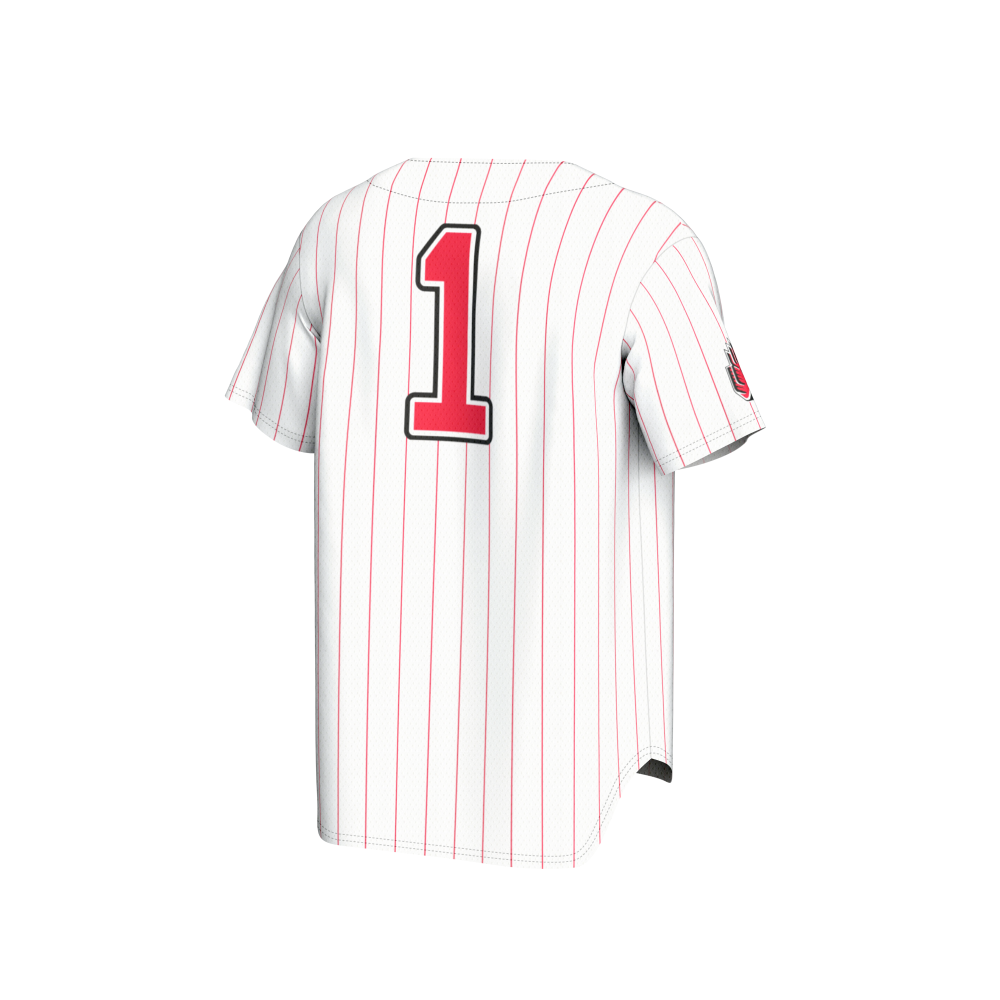 [NJP] Ball State Cardinals GameDay Greats Youth Lightweight Collegiate Baseball Fashion Jersey - White