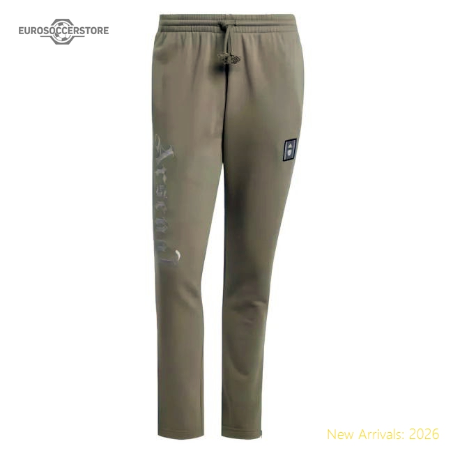 Authentic 2024-2025 Arsenal Seasonal Fleece Tracksuit Bottoms (orbit