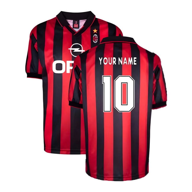 Milan Official 2025-2026 Home Shirt (Your Name) | Lightweight
