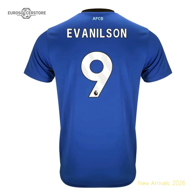 Exceptional 2025-2026 Bournemouth Away Shirt (evanilson 9)