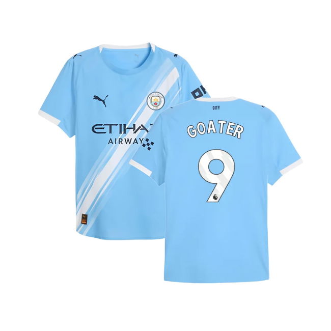 2025-2026 Man City Shirt (Goater 9) (Goater 9) | Replica