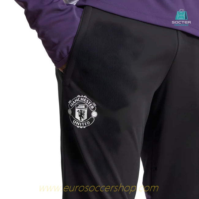 2025-2026 Man Utd Training Pants (Black)