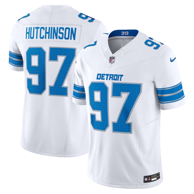 None Aidan Hutchinson DET Lions Official Authentic Jersey for NFL Fans