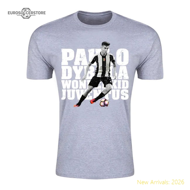 Exceptional Paulo Dybala Juve Wonderkid Casual Tee (grey) - Kids