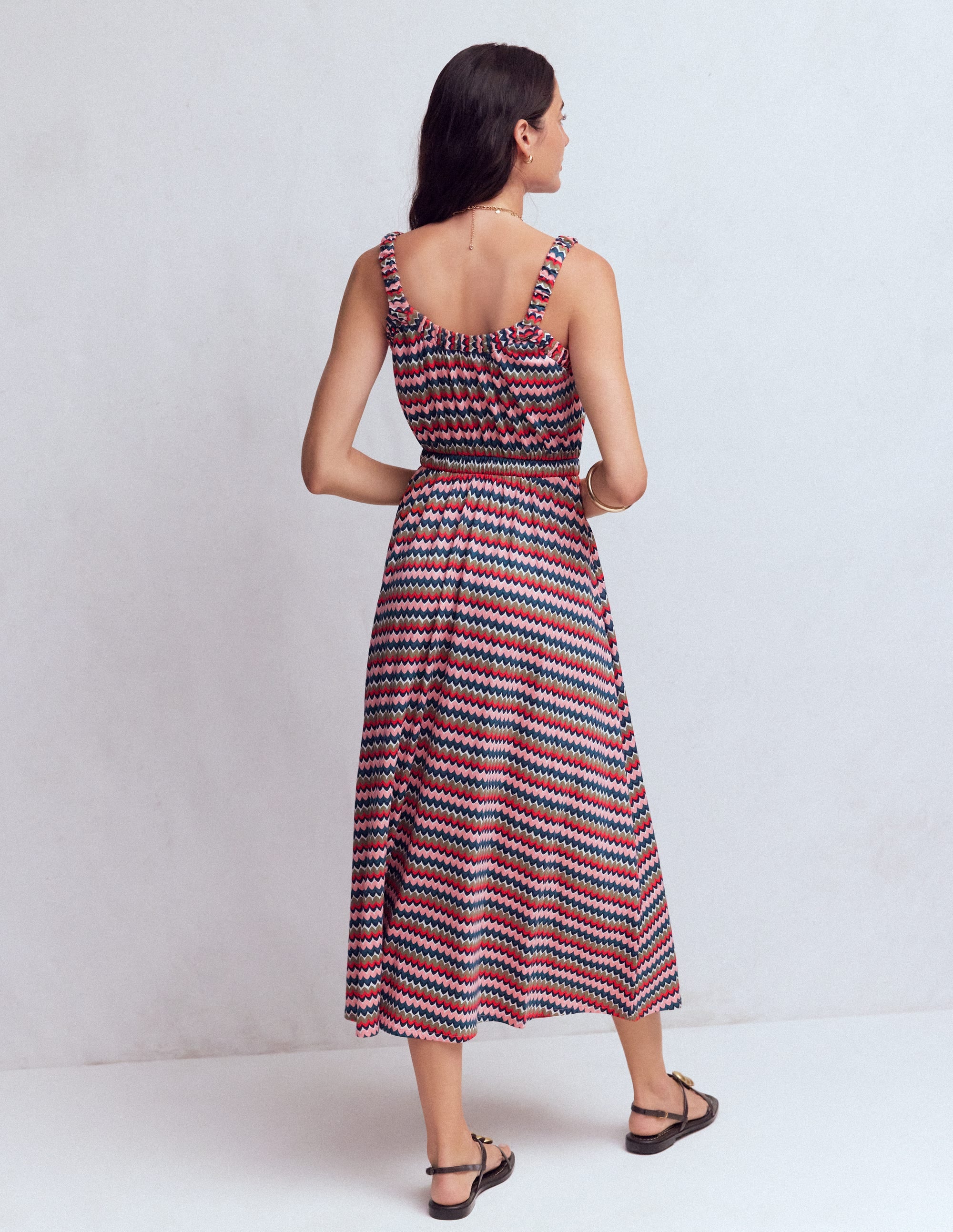 Scoop Neck Jersey Dress