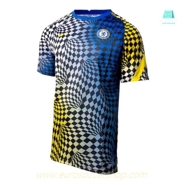 2021-2022 Chelsea Dry Pre-Match Training Shirt (Blue)