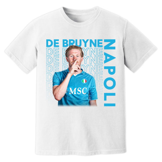 Kevin De Bruyne Napoli football T-Shirt (Unisex