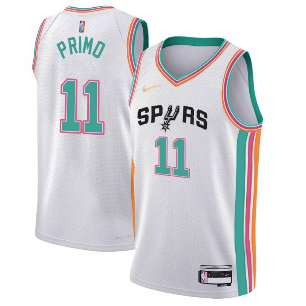 Premium Quality Men's Spurs #11 Joshua White Basketball Jersey