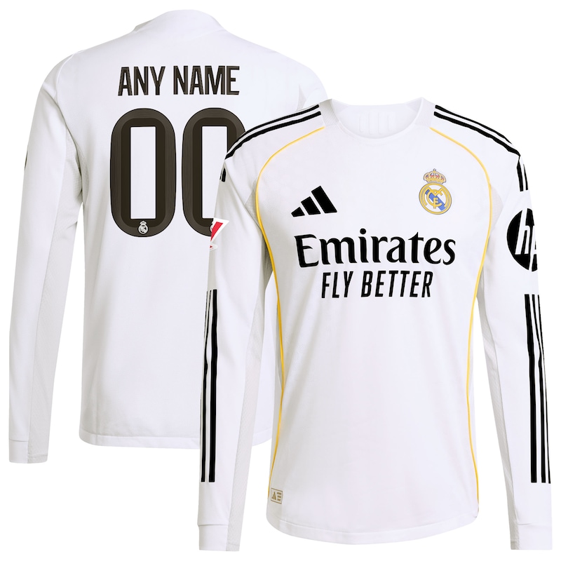 Durable Real Madrid Men's 2025 Authentic Jersey - Authentic Soccer...