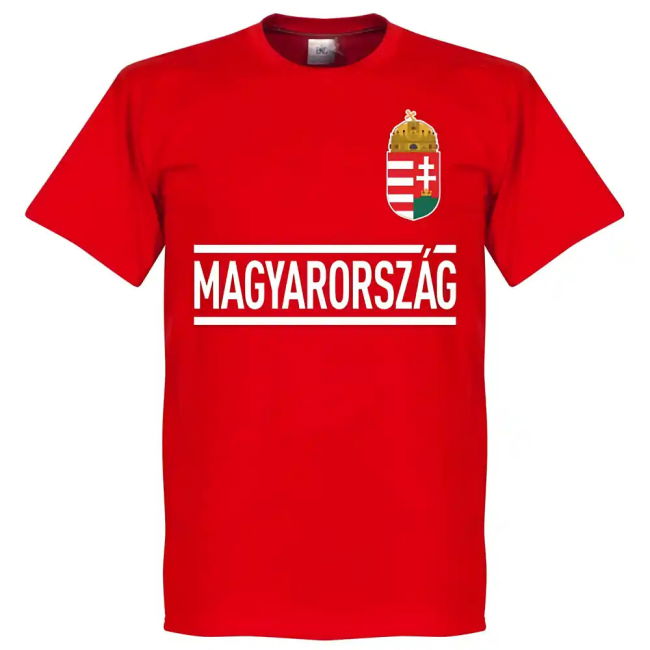 Hungary Team Football T-Shirt - Red Oranje Oranje Holland